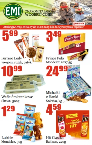 plakat słodycze